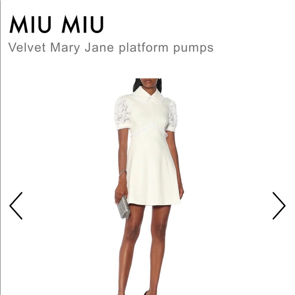 MIU MIU Velvet Platform Mary Janes - brand new!! - Picture 5 of 8